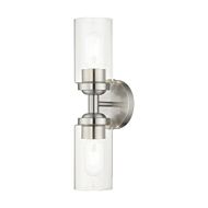 Whittier 2-Light Bathroom Vanity Sconce in Brushed Nickel