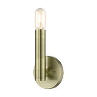 Copenhagen 1-Light Wall Sconce in Antique Brass