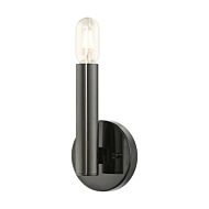 Copenhagen 1-Light Wall Sconce in Black Chrome