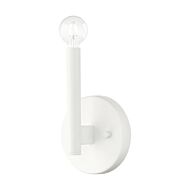 Copenhagen 1-Light Wall Sconce in White