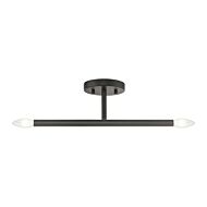 Copenhagen 2-Light Semi-Flush Mount in Bronze