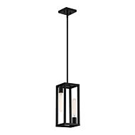 Urban Oasis 2-Light Pendant in Matte Black