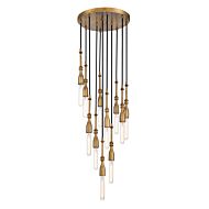 Louise 11-Light Chandelier in Old Satin Brass