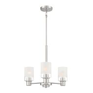 Cedar Lane 3-Light Chandelier in Brushed Nickel