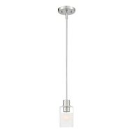 Cedar Lane 1-Light Pendant in Brushed Nickel