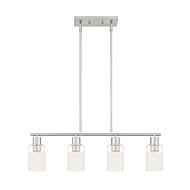 Cedar Lane 4-Light Island Pendant in Brushed Nickel