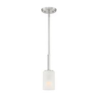 Carmine 1-Light Pendant in Brushed Nickel