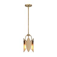 Eden 3-Light Pendant in Old Satin Brass