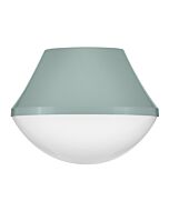 Haddie 1-Light LED Flush Mount in Seafoam