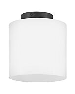 Pippa 1-Light LED Flush Mount in Black