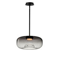 Bombona 1-Light LED Pendant in Black