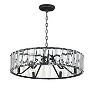 Odeon 6-Light Chandelier in Black