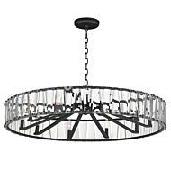 Odeon 10-Light Chandelier in Black