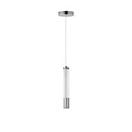 Cortex 1-Light LED Pendant in Polished Chrome