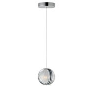 Pulse 1-Light LED Pendant in Polished Chrome