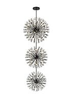 Vera 74-Light 7Chandelier in Black