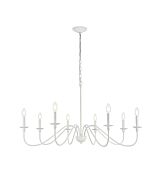 Rohan 8-Light Chandelier in White