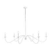 Rohan 6-Light Chandelier in White