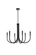 Layne 6-Light Chandelier in Black