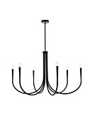 Layne 6-Light Chandelier in Black