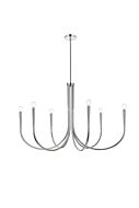 Layne 6-Light Chandelier in Chrome