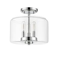 Three Light Semi-Flush Mount by Millennium