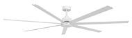 Atlanta 1-Light 72in Hanging Ceiling Fan in White