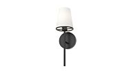 DVI Kanata 1-Light Wall Sconce in Ebony