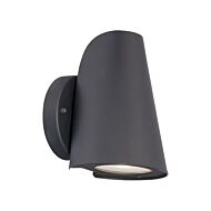 LED Wall Sconce 1-Light LED Wall Sconce in Matte Black