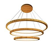 Frame LED Pendant in Louro Freijo