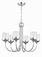 Wrenn 6-Light Chandelier in Chrome