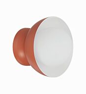 Ventura Dome 1-Light Wall Sconce in Baked Clay