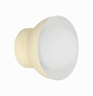 Ventura Dome 1-Light Wall Sconce in Cottage White