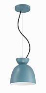 Ventura Dome 1-Light Mini Pendant in Dusty Blue