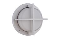 Bulkhead Round 2-Light Outdoor Bulkhead in Textured White