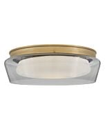 Demi LED Flush Mount in Heritage Brass