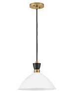 Simon 1-Light LED Pendant in Black