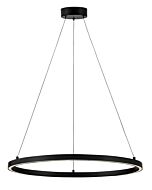 Kenna LED Chandelier in Black