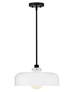 Maisie 1-Light LED Pendant in Black