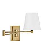 Beale 1-Light LED Wall Sconce in Lacquered Brass