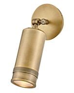 Pratt 1-Light LED Wall Mount in Heritage Brass