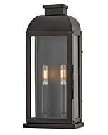 Tiverton 2-Light LED Wall Mount in Dark Oxidized Brass