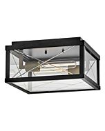 Monte 2-Light LED Flush Mount in Black