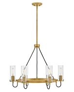 Ryden 6-Light LED Chandelier in Heritage Brass