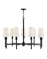 Fenwick 9-Light LED Chandelier in Black