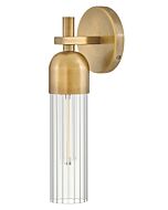 Soren 1-Light LED Wall Sconce in Heritage Brass