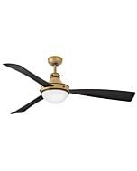 Oliver 62" LED Smart Fan in Heritage Brass