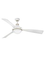 Oliver 62" LED Smart Fan in Matte White