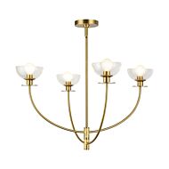 Four Light Chandelier by Alora