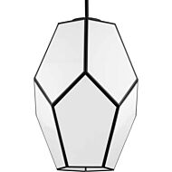 Latham 1-Light Pendant in Matte Black